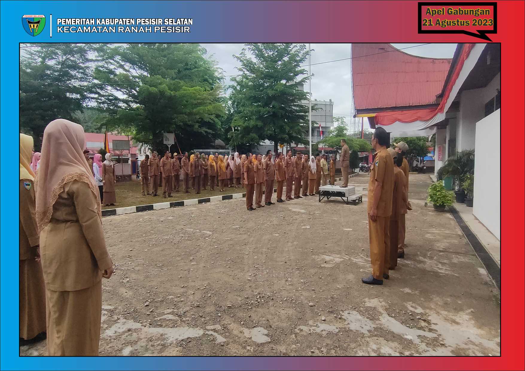 Kec. Ranpes Laksanakan Apel Pagi senin 21 Agustus 2023