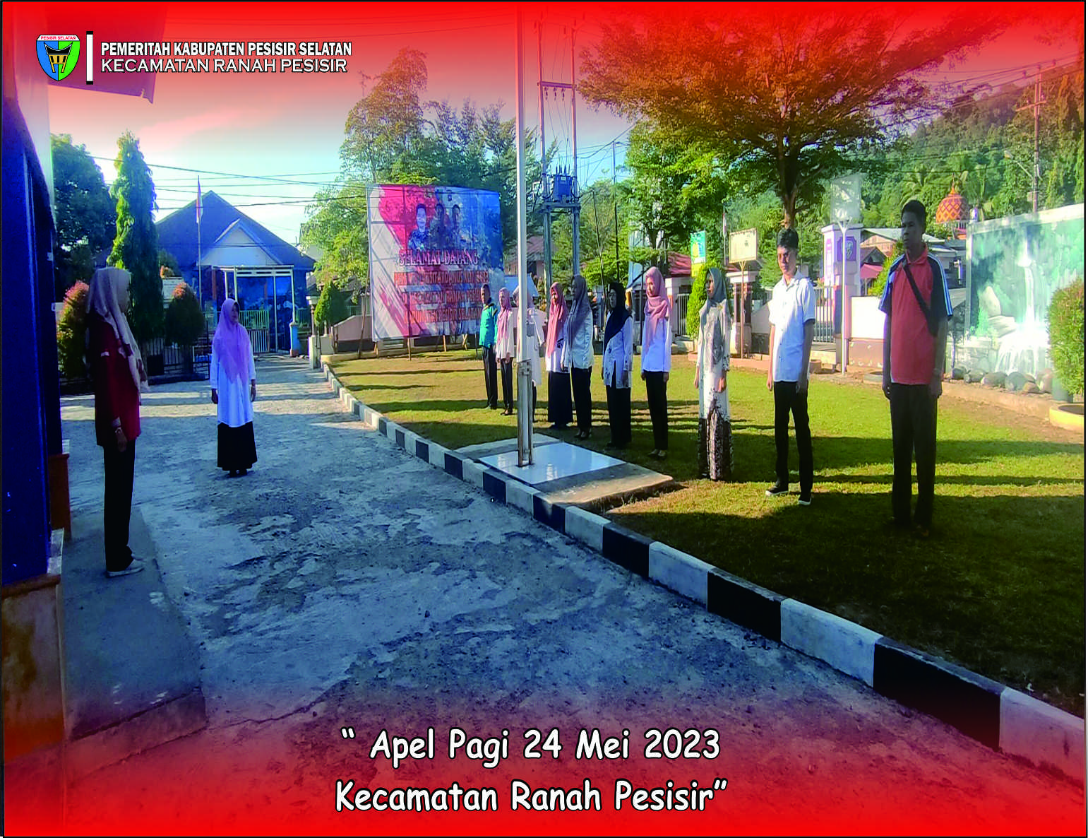 Pelaksanaan apel pagi (24/05/2023)