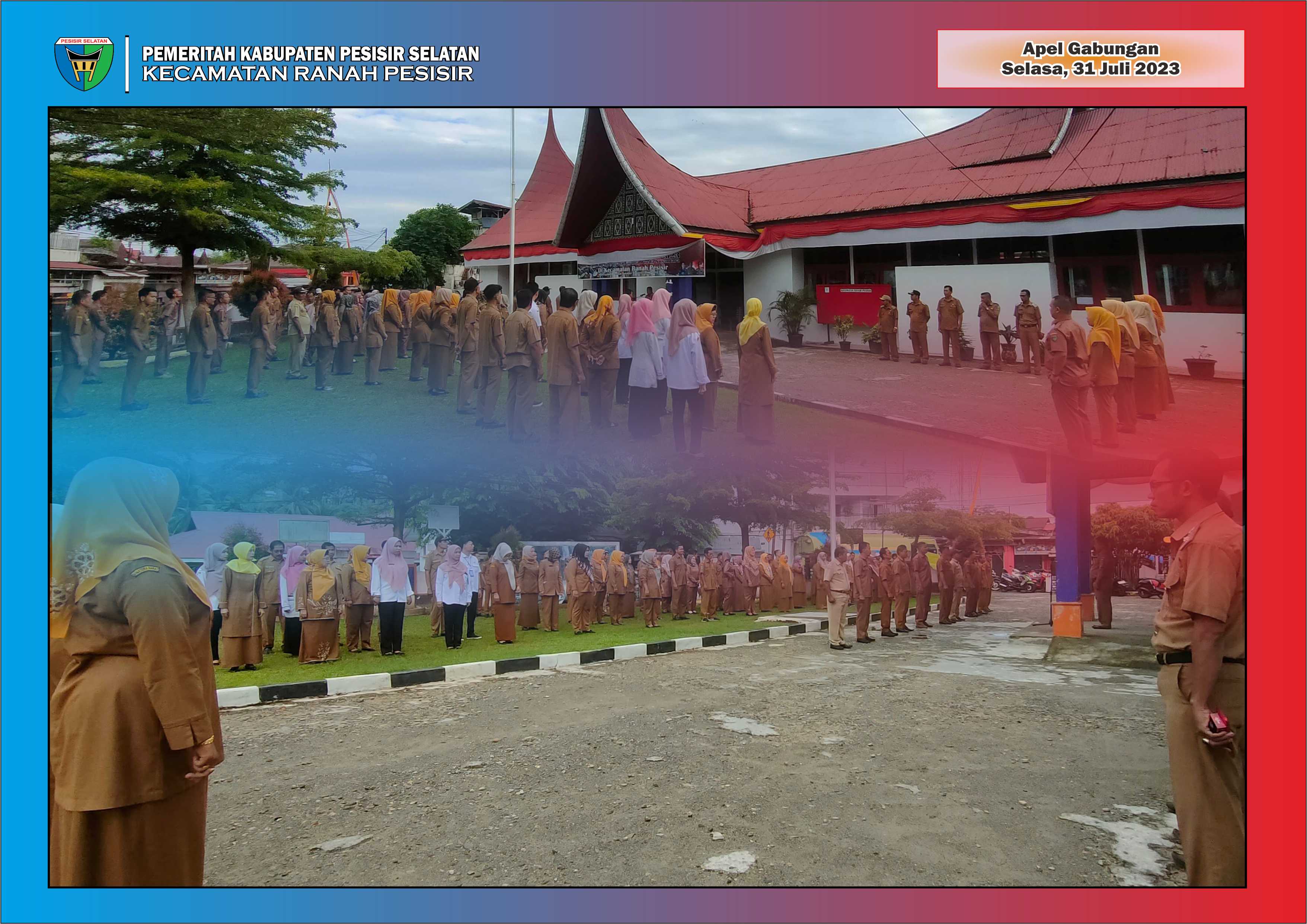 Apel Gabungan Sebagai Bentuk Peningkatan Disiplin Pegawai 