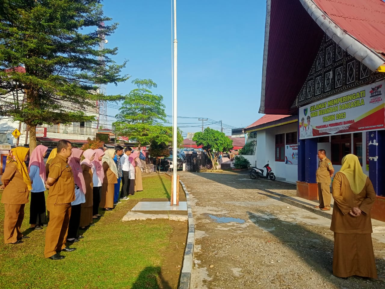 Apel pagi Kantor Camat Ranah Pesisir pada hari Kamis tanggal 30 Januari 2024