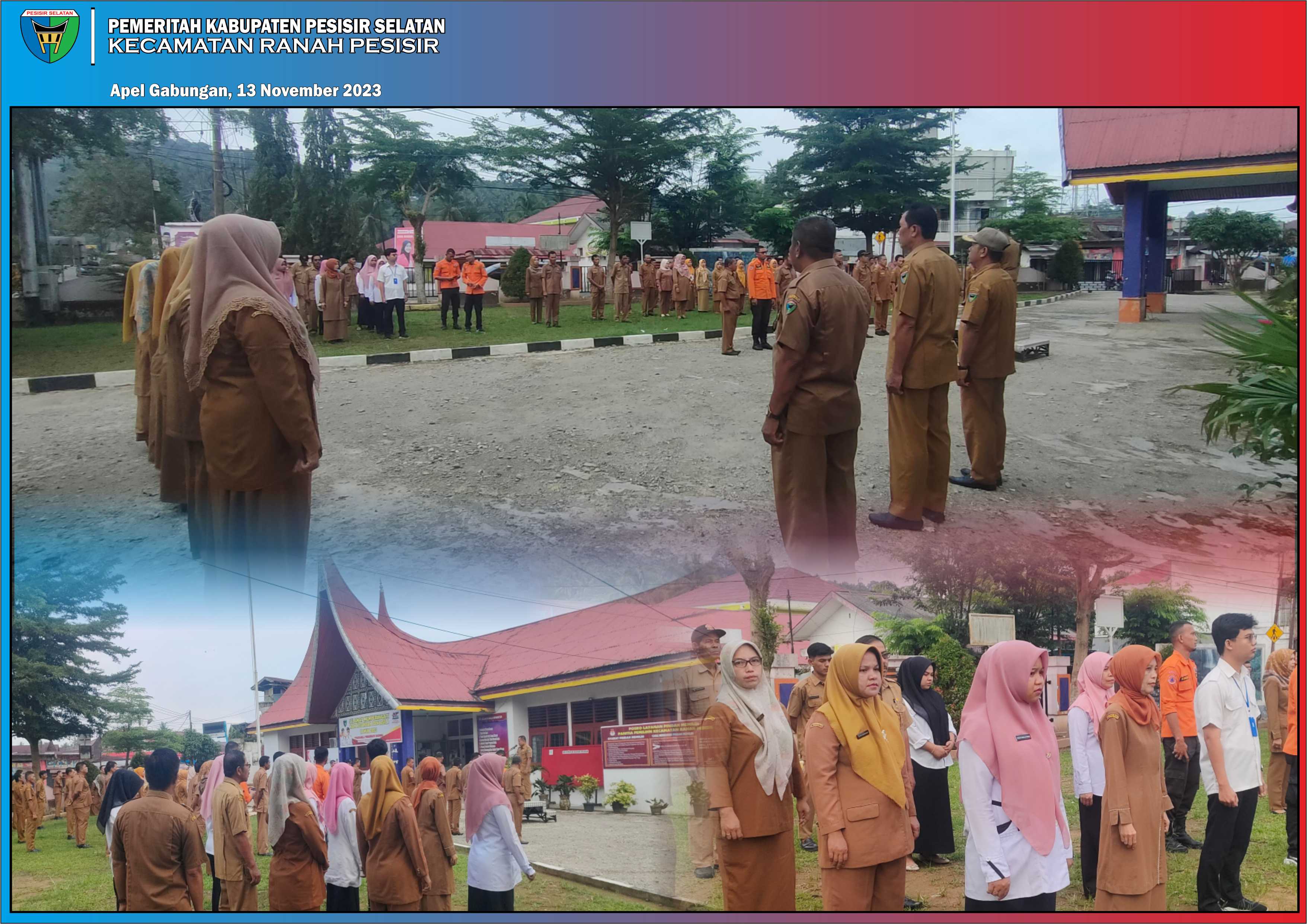 Apel Gabungan Kantor CAmat Ranah Pesisir 13 Nov 2023