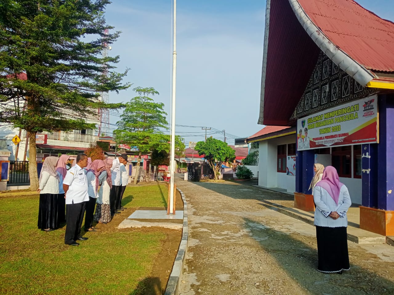 Apel pagi Kantor Camat Ranah Pesisir pada hari Kamis tanggal 31 Januari 2024