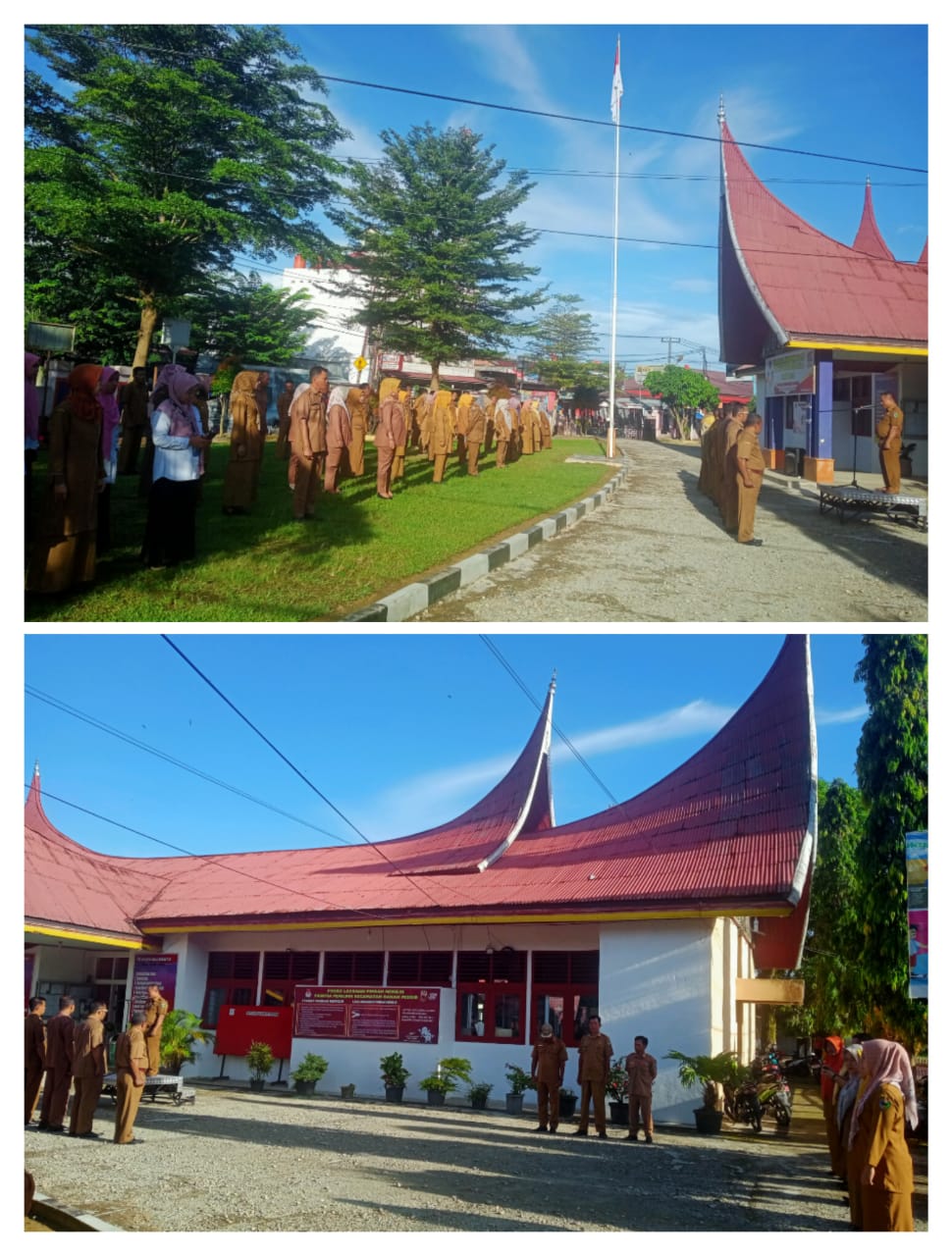 Apel Gabungan Kantor Camat Pagi Senin, 22 Januari 2024