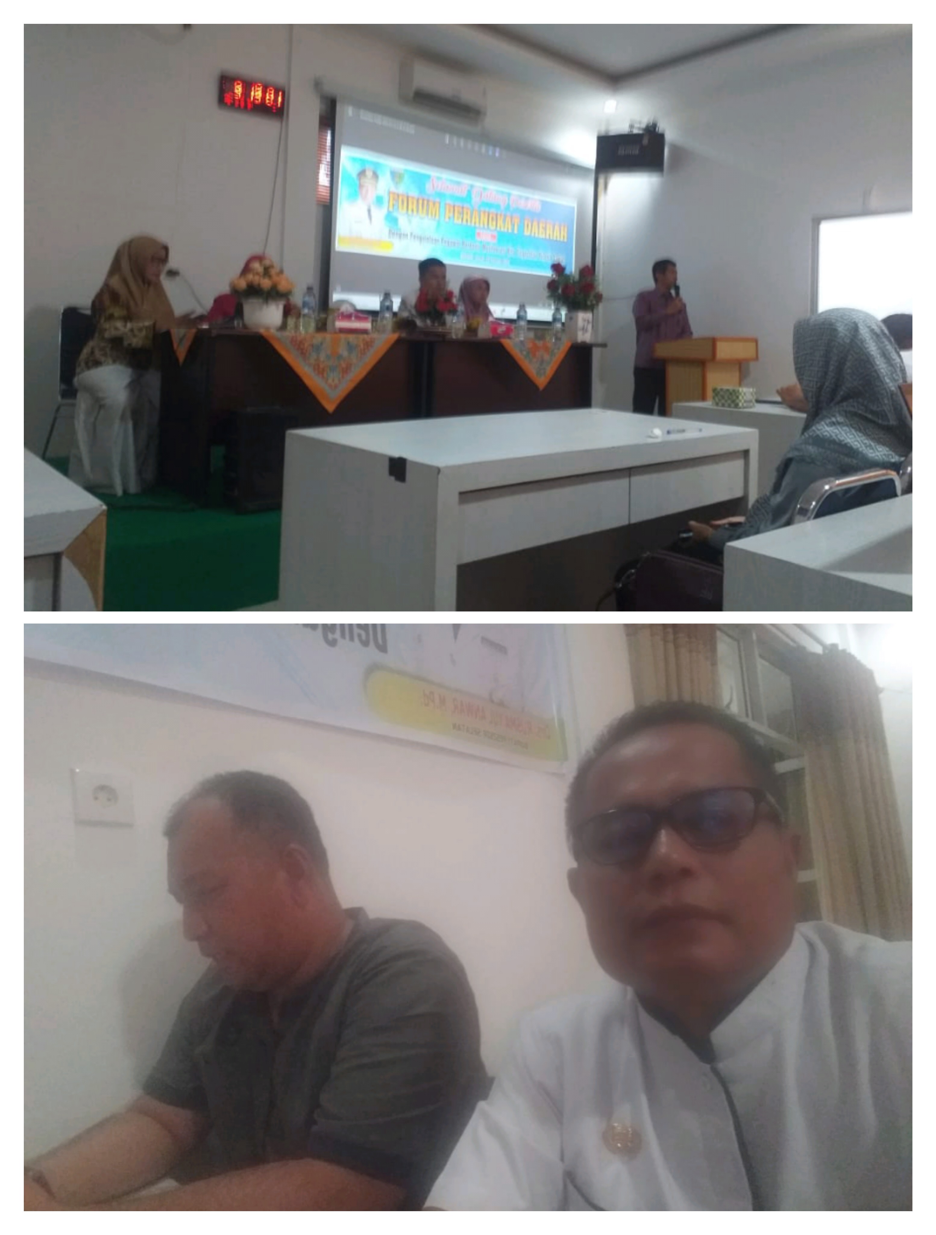 Camat Ranah Pesisir Menghadiri forum OPD di BKPSDM di painan