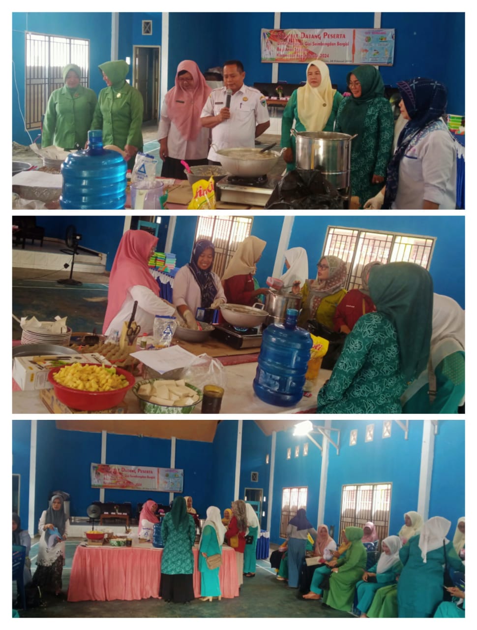 Kegiatan Demo Masak Gizi Seimbang bagi Anak Stunting di Kecamatan Ranah Pesisir