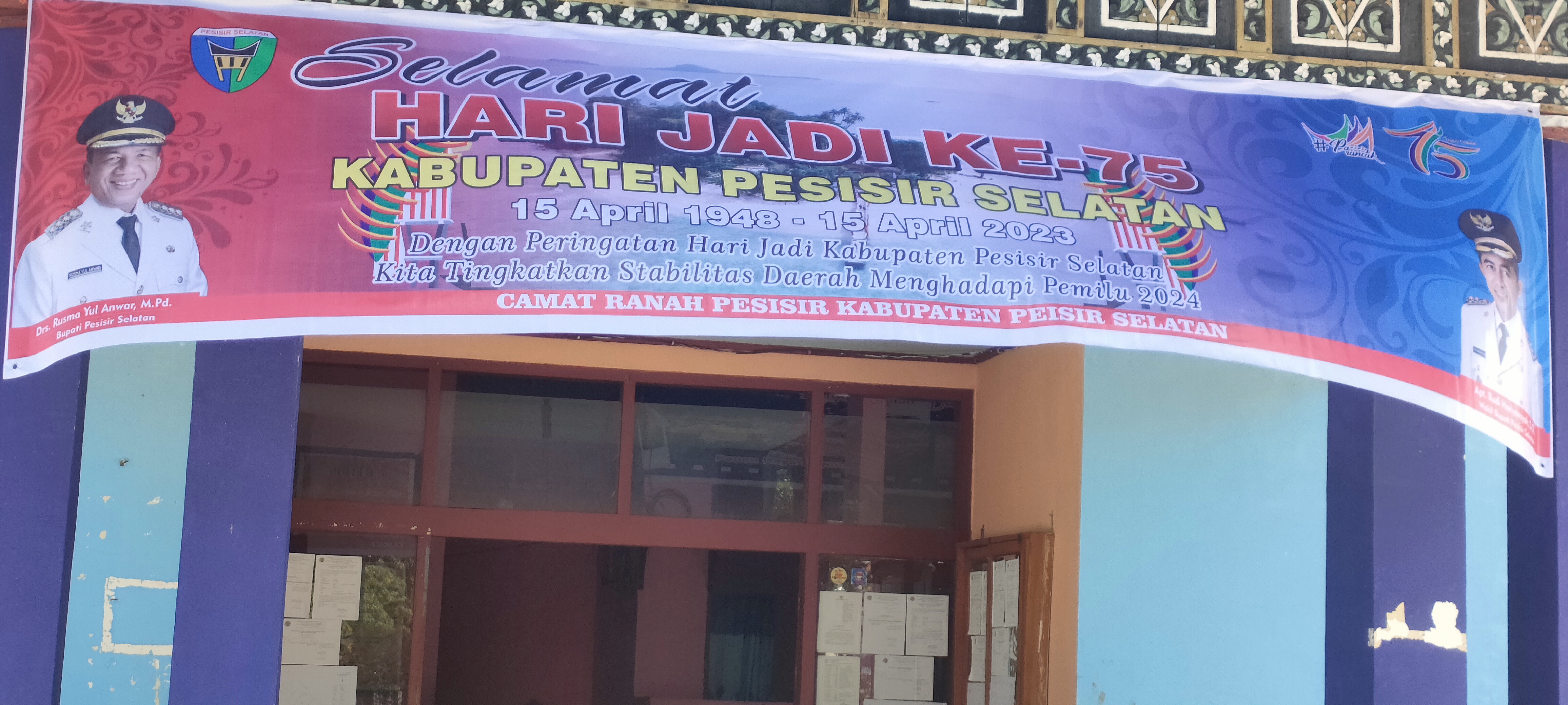Hut Kabupaten Pessel yang ke 75