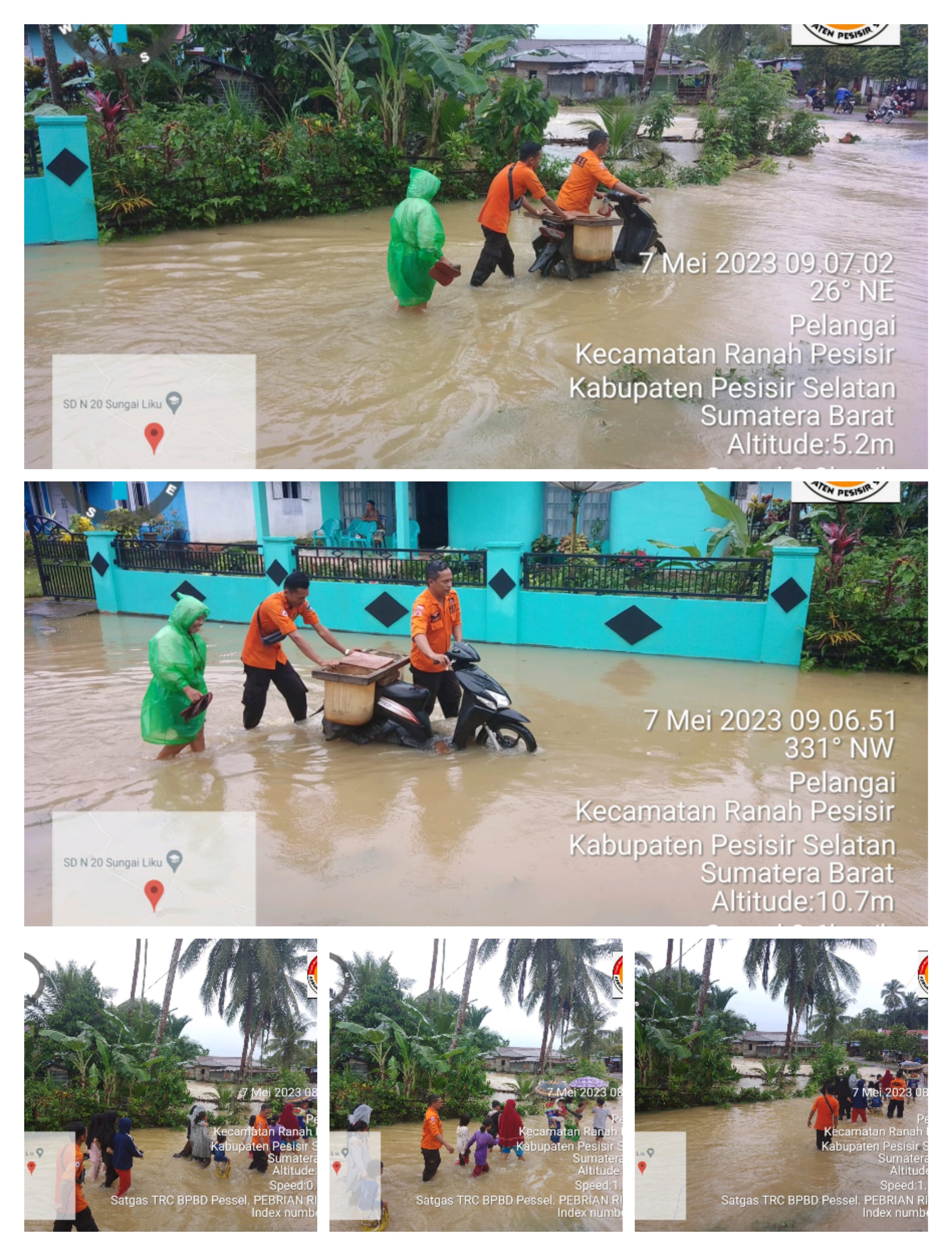 TRC Kecamatan Ranah Pesisir turut bantu warga 