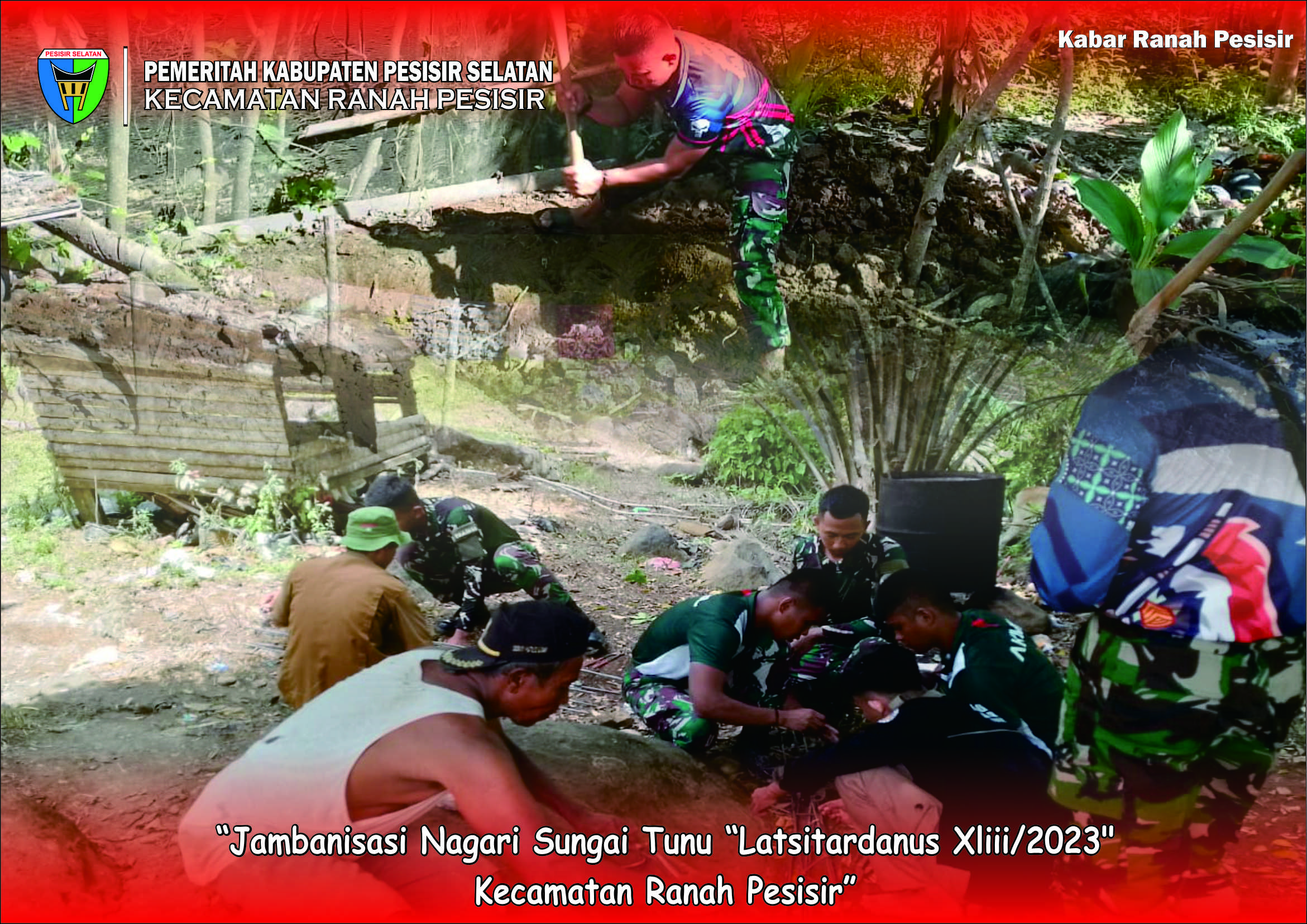 pembangunan Jambanisasi  dibantu oleh Taruna lasitardanus xliii/2023 