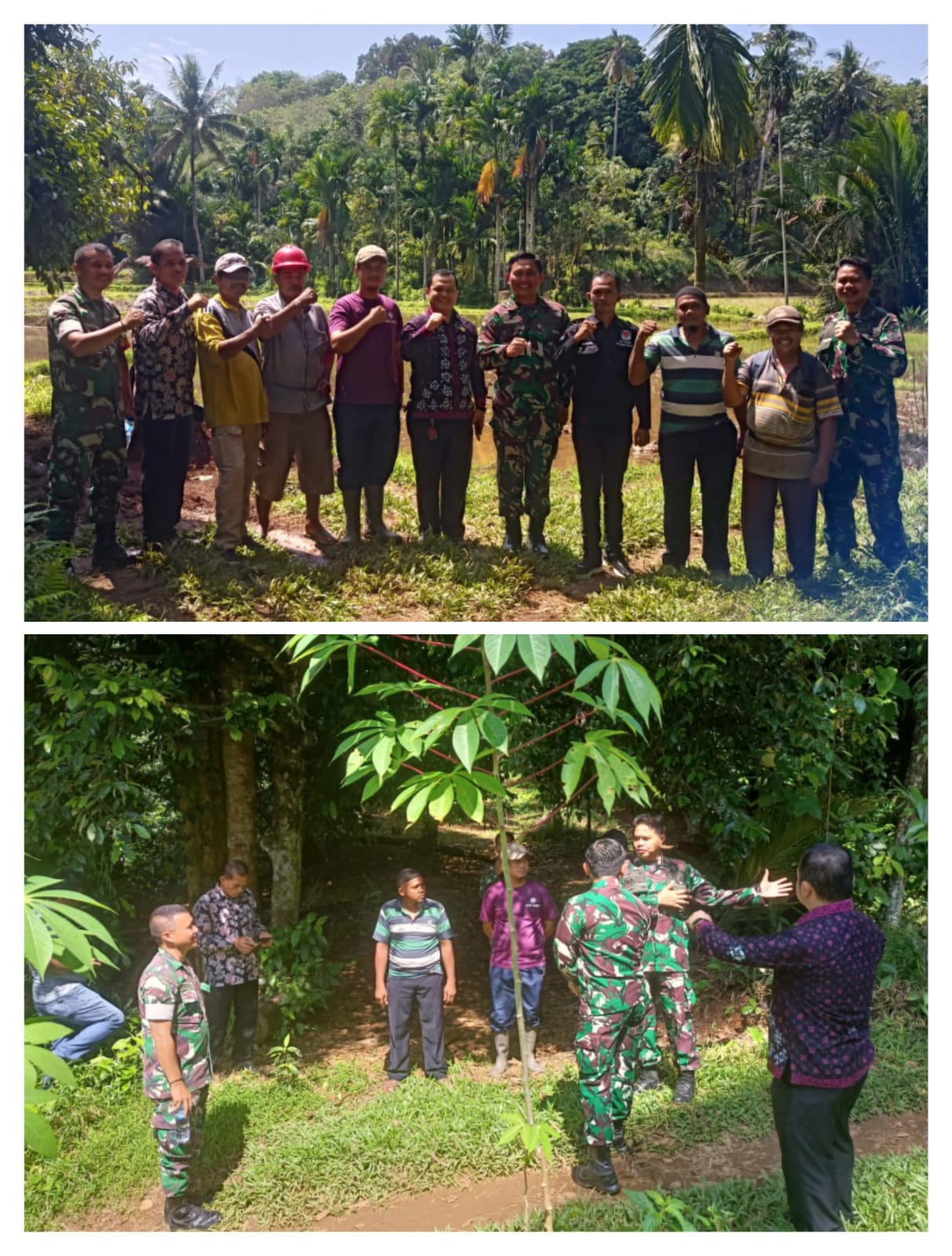 Mendampingi Dandim Pesisir Selatan 