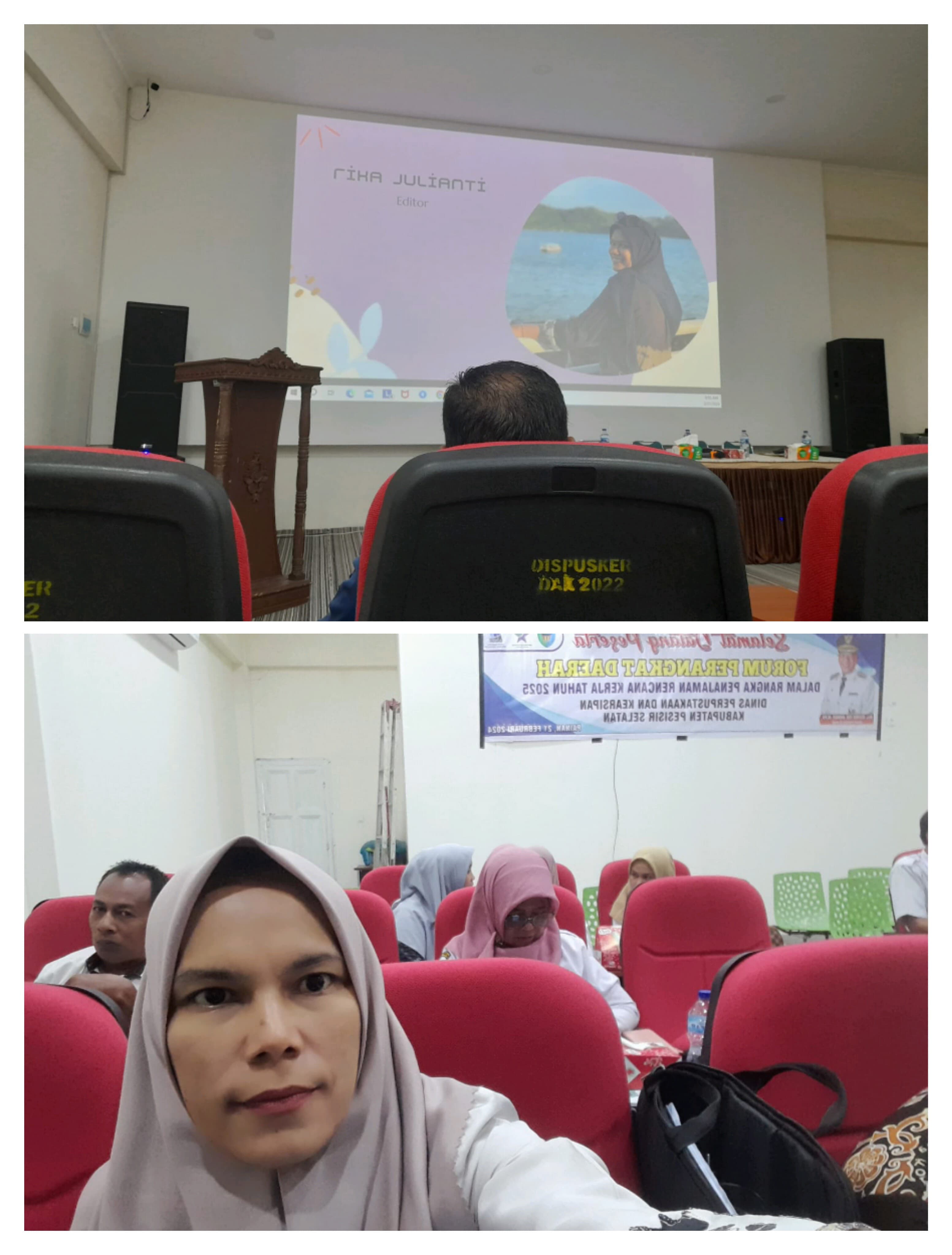 Menghadiri rapat penajaman renja tahun 2025