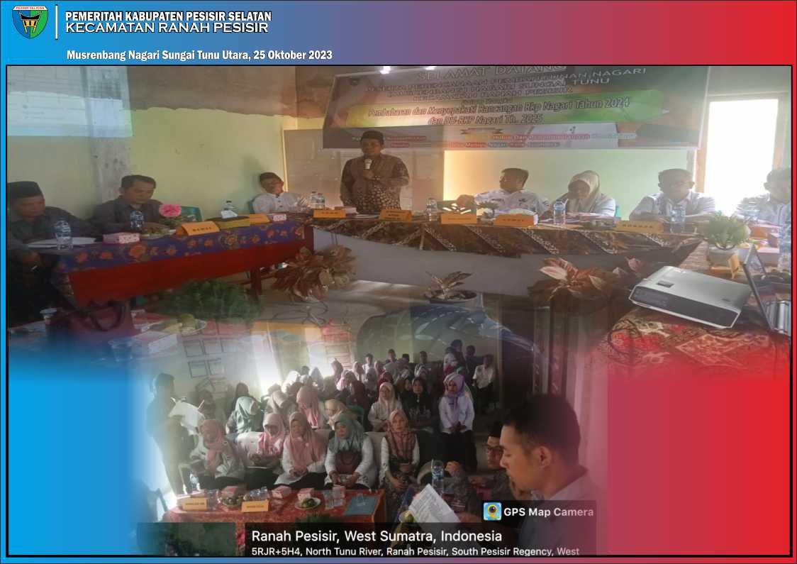 Pemerintah Nagari Sungai Tunu Utara Lakukan Musrenbang 2023