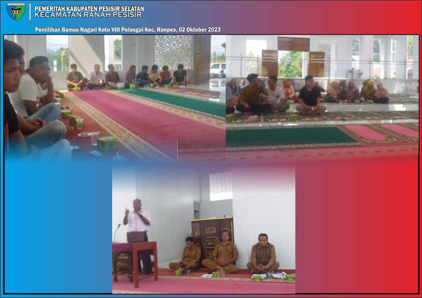 Pemilihan Bamus Nagari Koto VIII Pelangan Kecamatan Ranah Pesisir