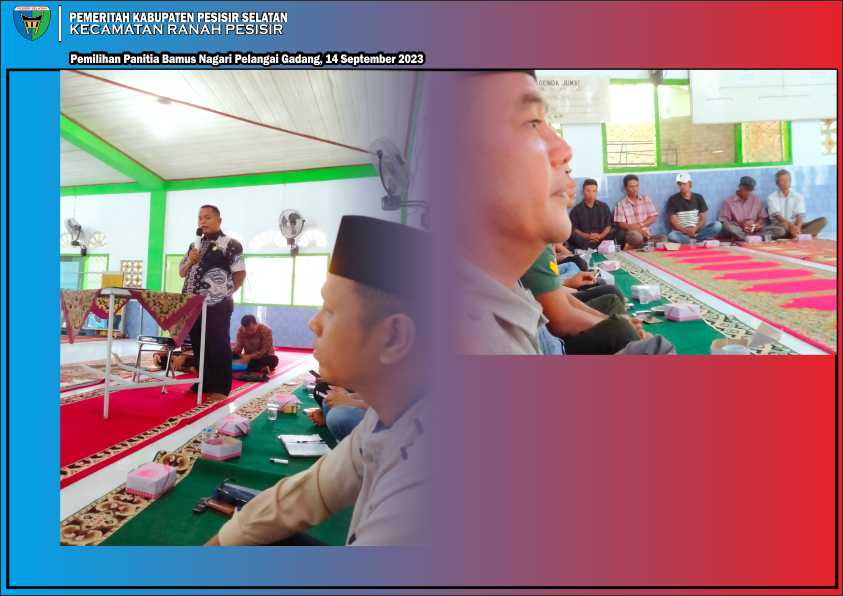 Pemerintah Nagari Pelangai Gadang Kamis 14/9/23 melakukan Pembentukan Panitia Pemilhan Bamus Nagari