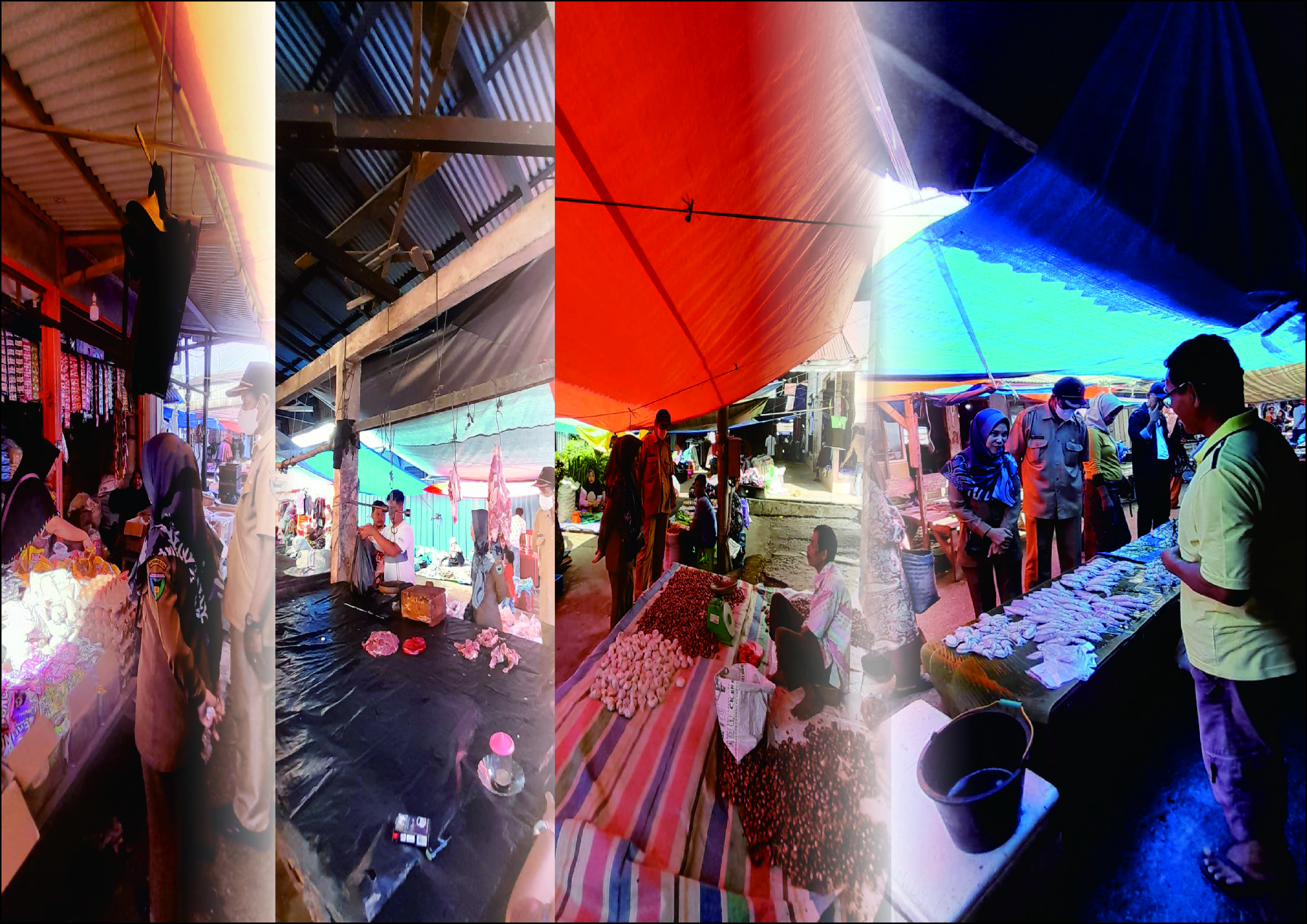 Peninjauan Pasar Balai Selasa Kasi Trantib