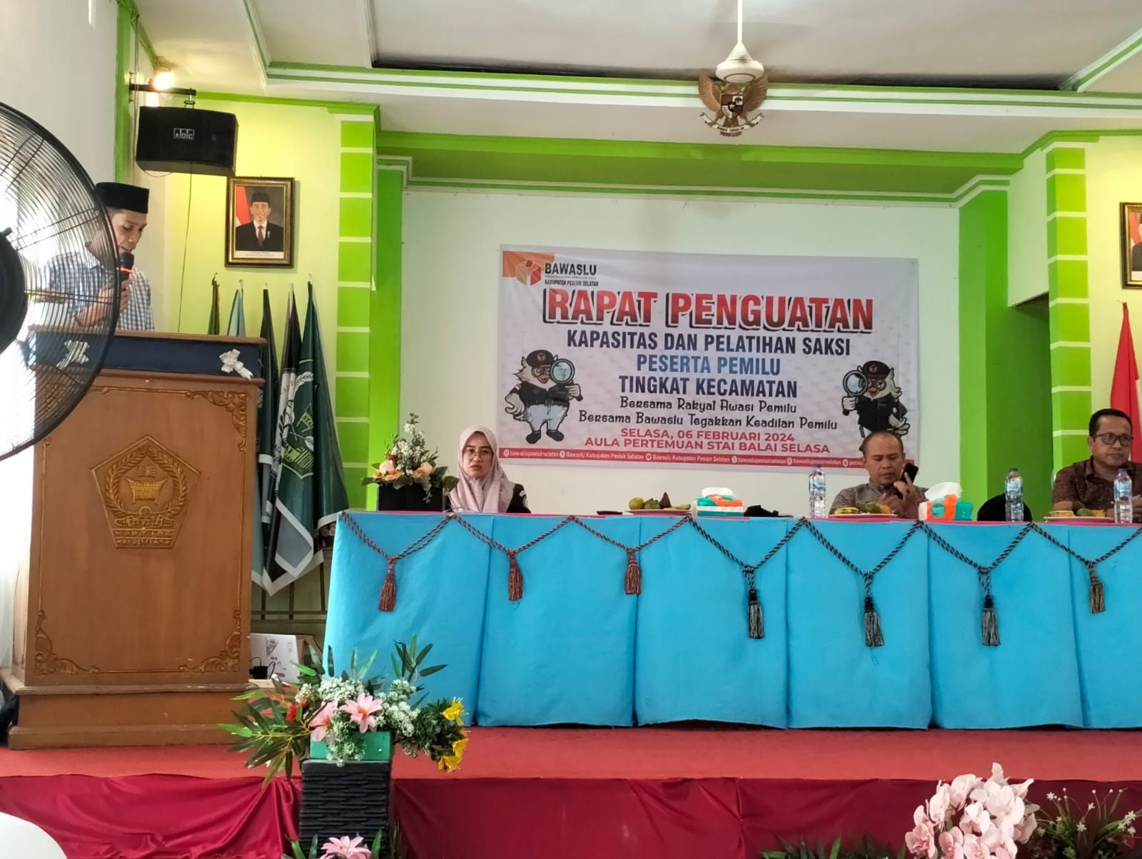 Rapat Penguatan Kapasitas dan Pelatihan Saksi Peserta Pemilu
