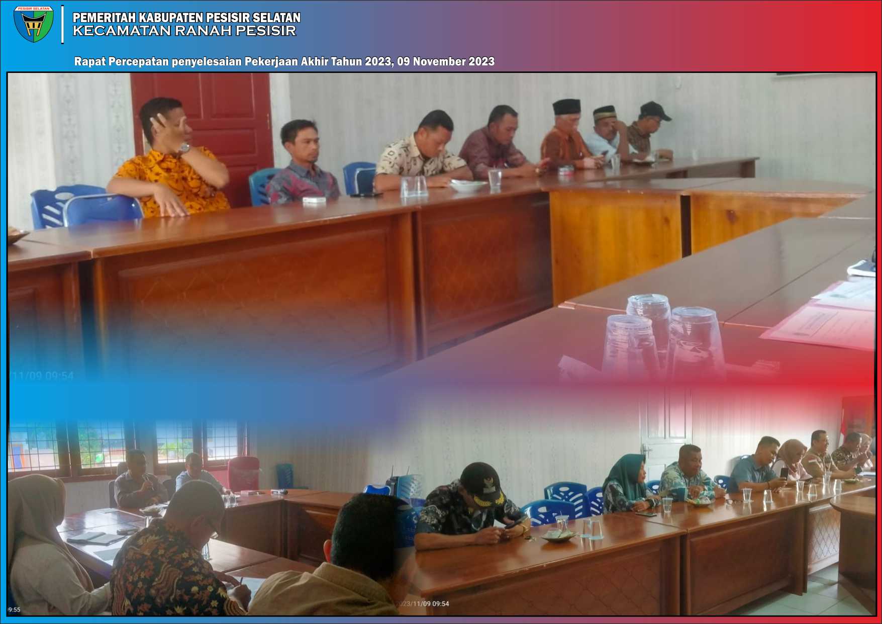 Rapat Percepatan penyelesaian Pekerjaan Akhir Tahun 2023