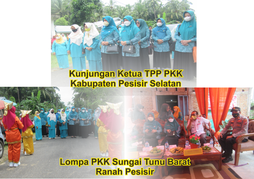 Lomba TP-PKK di Nagari Sungai Tunu Barat Kecamatan Ranah Pesisir