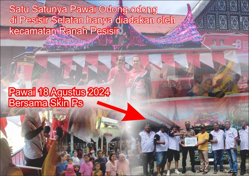  Odong -odong dan SKiN Pessel (Chapter Pesisir Selatan) Ramaikan Pawai Ranah Pesisir