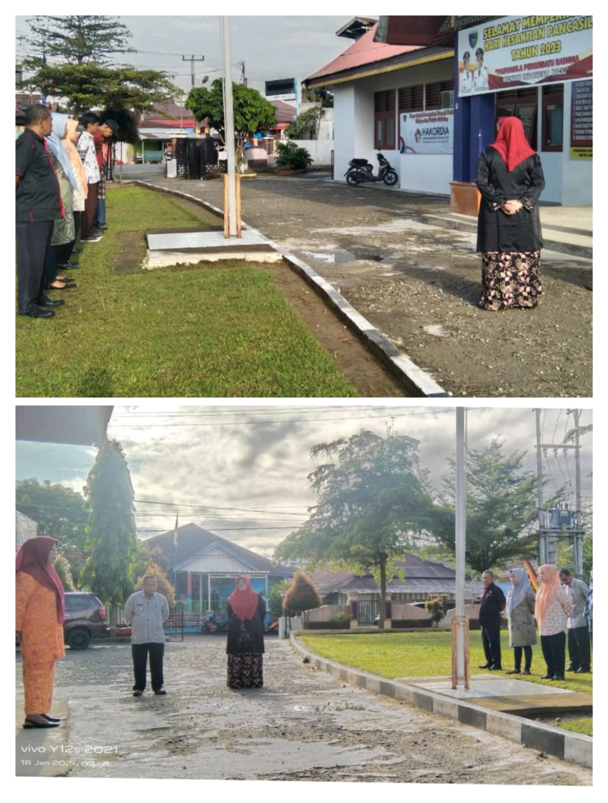 Apel pagi Kantor Camat Ranah Pesisir pada hari Kamis tanggal 18 Januari 2024