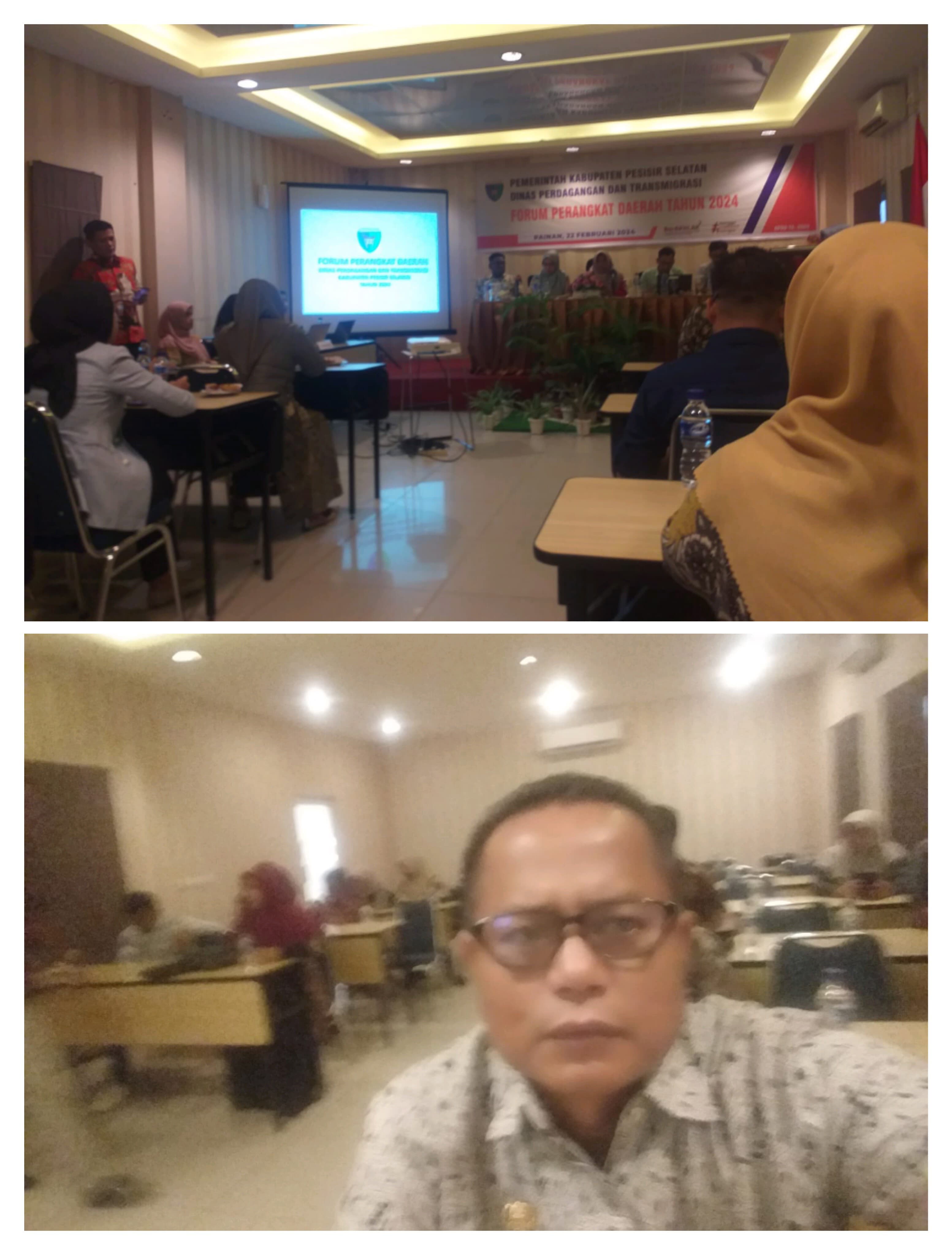 Camat Ranah Pesisir Mengikuti forum perangkat daerah dinas perdagangan dan transmigrasi di painan