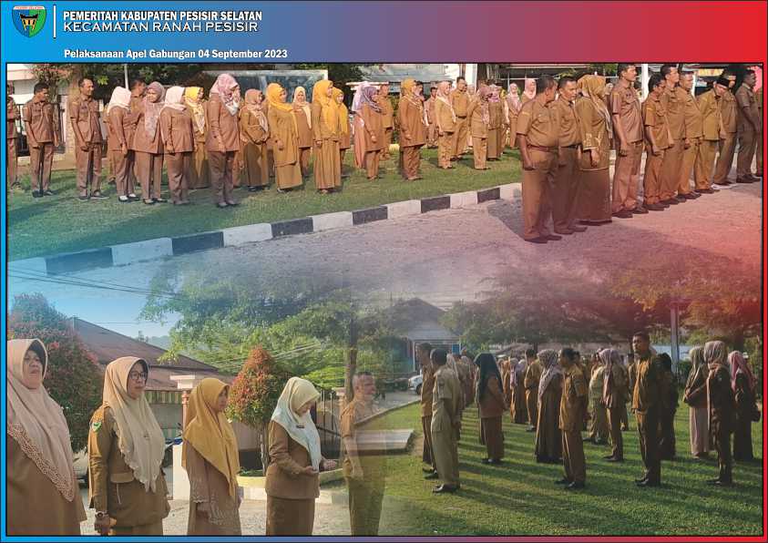 Apel Pagi, Memupuk Kebersamaan, Tanggungjawab dan Disiplin Pegawai dalam Mengemban Tugas 04/09/2023