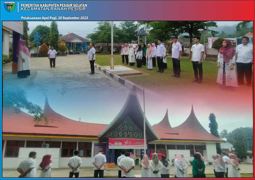 Gelar Apel Pagi, Pegawai Kantor Camat Ranah Pesisir  harus selalu memberikan pelayanan yang prima te
