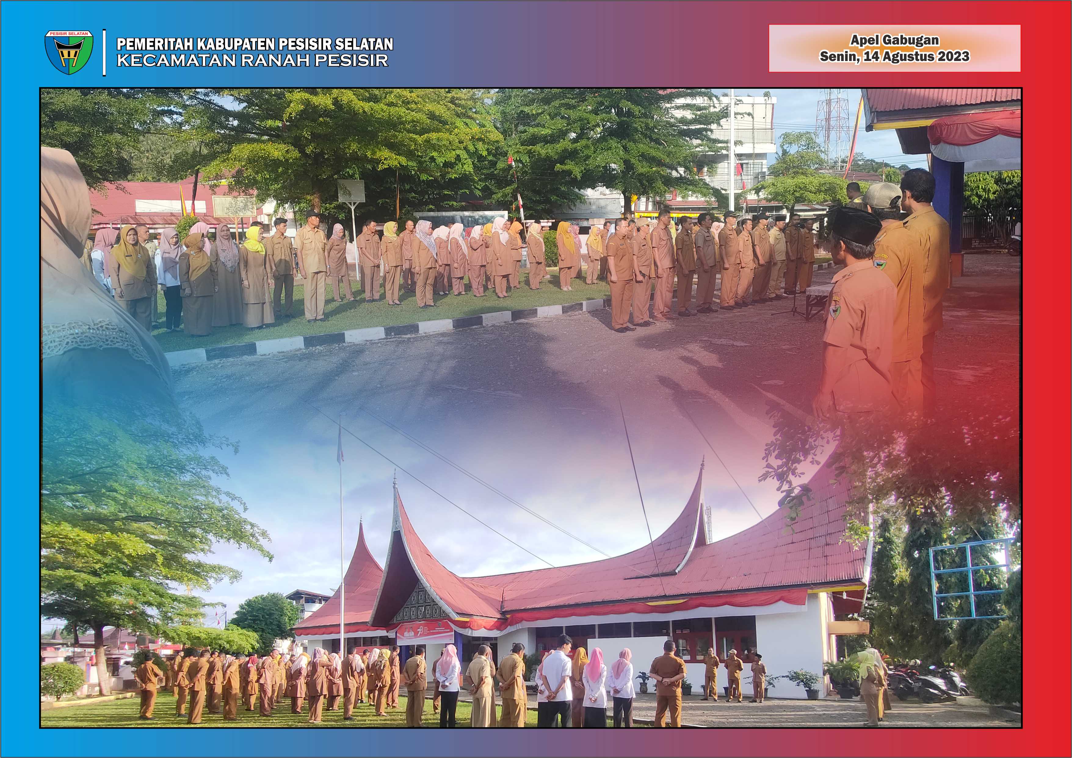 Pelaksanaan Apel Agbungan 14 Agustus 2023