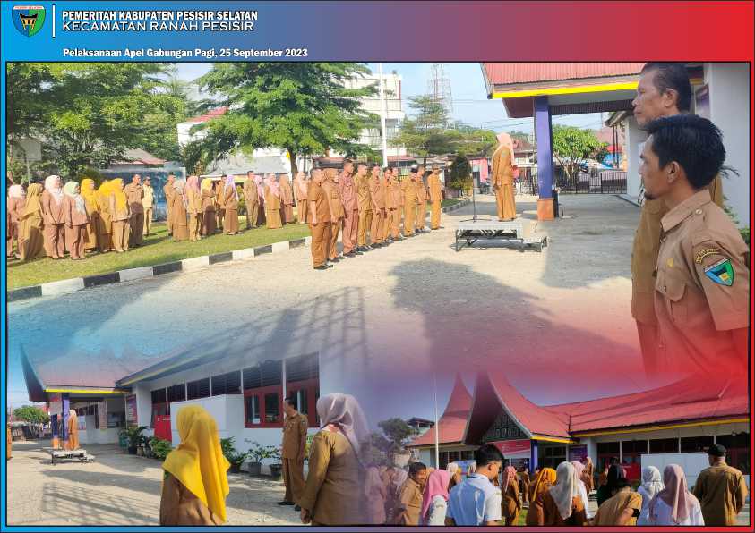 Kecamatan Ranah Pesisir laksanakan Apel Gabungan 25 September 2023