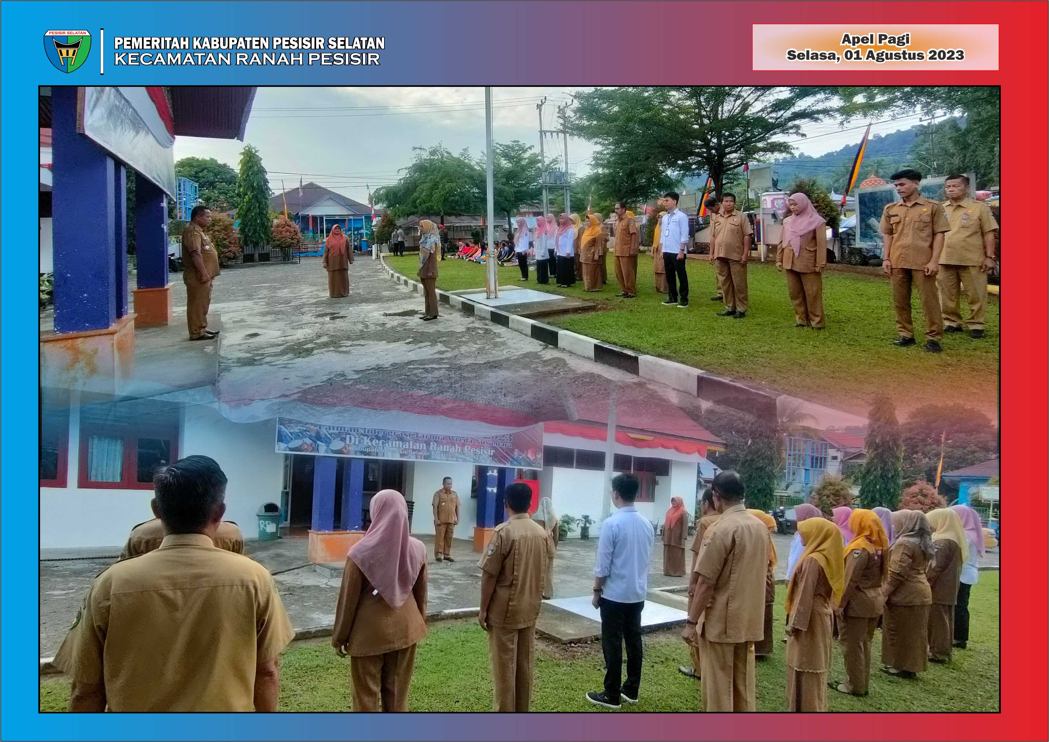 Tegaskan Aktif Apel Pagi untuk Peningkatan Kedisiplinan Pegawai