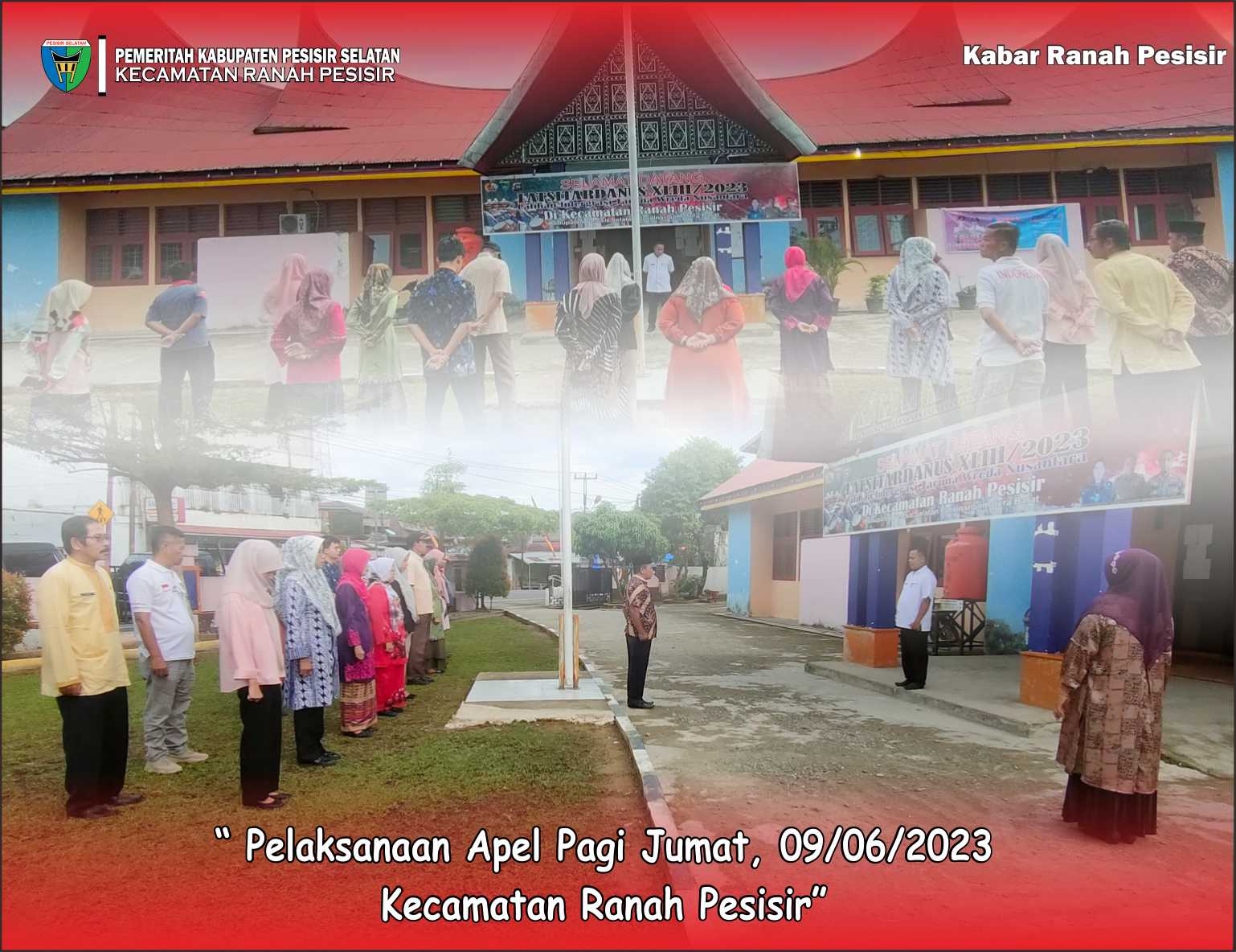 pelaksanaan apel pagi (09/06/2023) 